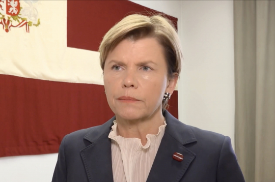 Latvijas ārlietu ministre Baiba Braže.