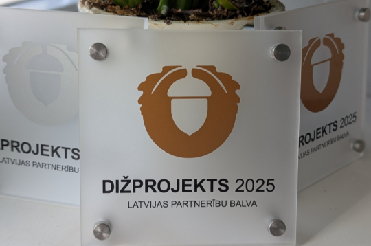 "Dižprojekts" balva. "Dižprojekts" balva.