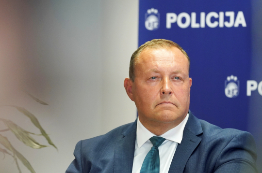 Iekšlietu ministrs Rihards Kozlovskis. Iekšlietu ministrs Rihards Kozlovskis.