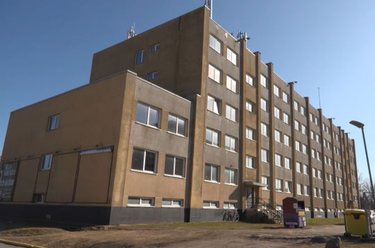 Rīgas Tehniskās universitātes Liepājas akadēmijas dienesta viesnīca.