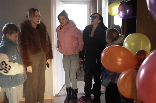 Bindri jaunajās mājās.