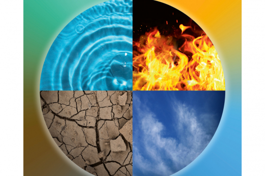 Astroloģijas pasauli veido četru stihiju - Ūdens Uguns, Zemes un Gaisa - saspēle.