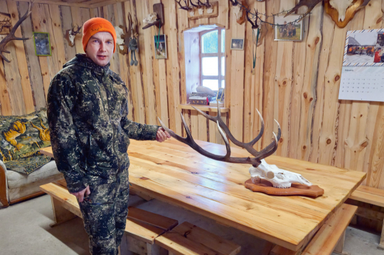 Gatis Brokāns mednieku biedrību Ramata vada vairāk nekā desmit gadus.