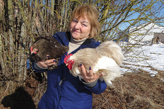 "Rudeņu" saimniece Mārīte Škapare.