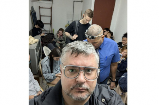 Frederiks Ozols nelielajā patvertnē.