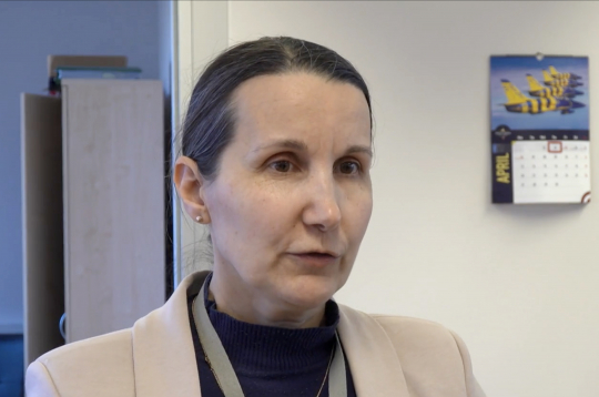 Civilās aviācijas aģentūras vecākā inspektore un bijusī pilote Alina Arhipova. Civilās aviācijas aģentūras vecākā inspektore un bijusī pilote Alina Arhipova.