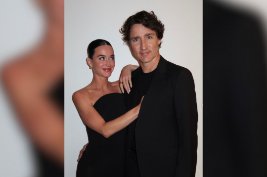 Keitija Perija un Džastins Trudo.