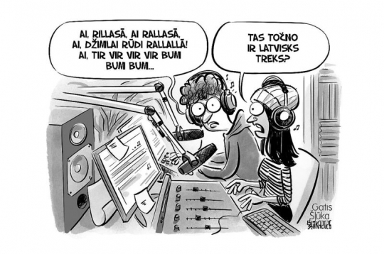 Zīmē Gatis Šļūka. Tas točna ir latvisks treks? Zīmē Gatis Šļūka. Tas točna ir latvisks treks?