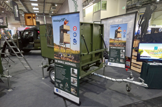 Tornītis transporta pozīcijā.