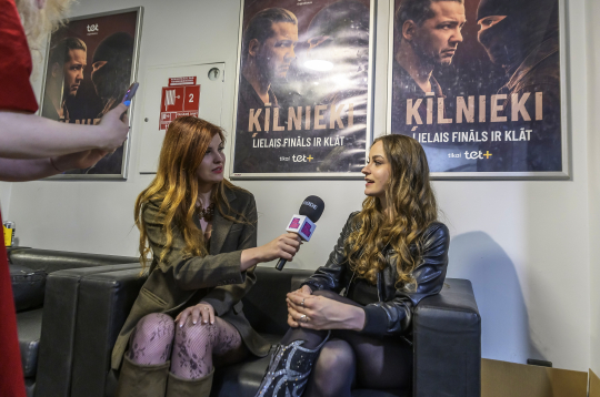 Daudzsēriju filmas "Ķīlnieki" noslēdzošās sērijas pirmizrāde. Daudzsēriju filmas "Ķīlnieki" noslēdzošās sērijas pirmizrāde.