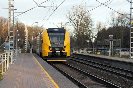 Dzelzceļa stacija "Dauderi" Sarkandaugavā. Ilustratīvs attēls.