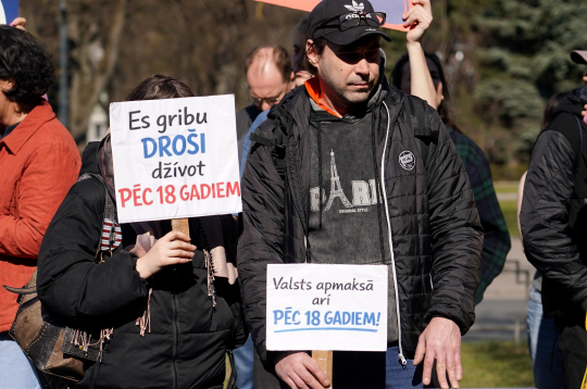 Latvijas Diabēta asociācija sadarbībā ar pacientiem rīko piketu pie Ministru kabineta. Latvijas Diabēta asociācija sadarbībā ar pacientiem rīko piketu pie Ministru kabineta.