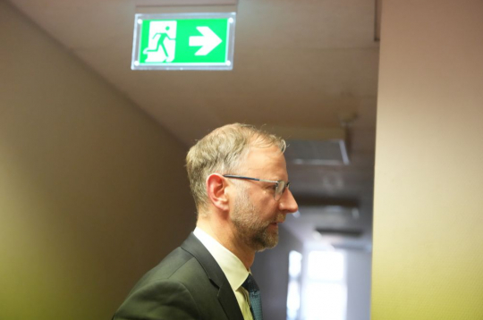 Satiksmes ministrs Atis Švinka.