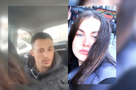 Nenoskaidrotais vīrietis no Marokas vai Alžīrijas un Laura Markoviča.