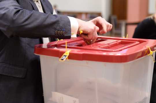 Balsu skaitīšana 14. Saeimas vēlēšanās.