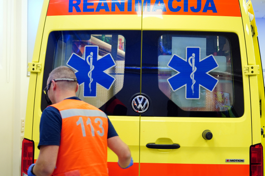 Neatliekamās medicīniskās palīdzības dienesta (NMPD) automašīna. Ilustratīvs attēls.