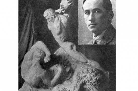 K. Jansons un viņa 1925. gada diplomdarbs "Kentauru cīņa".