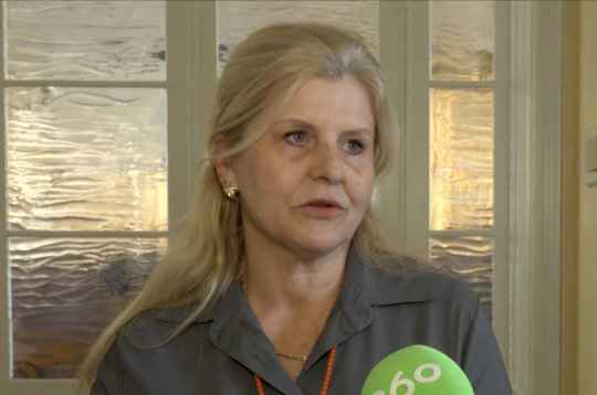 Līga Bāriņa, Latvijas Veselības un sociālās aprūpes darbinieku arodbiedrības priekšsēdētāja.