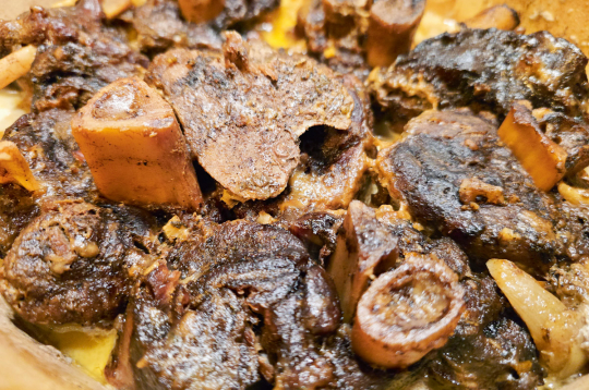 Sanāk ļoti nopietna porcija. Kopējais svars gandrīz divarpus kilogramu.