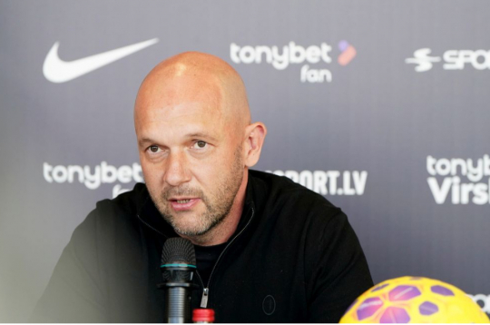 Futbola kluba "RFS" galvenais treneris Viktors Morozs.