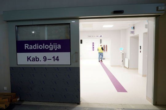 Rīgas Austrumu klīniskās universitātes slimnīcas viena no nodaļām. Attēlam ir ilustratīva nozīme, medijiem nav informācijas, kurās telpās notika nelaime.