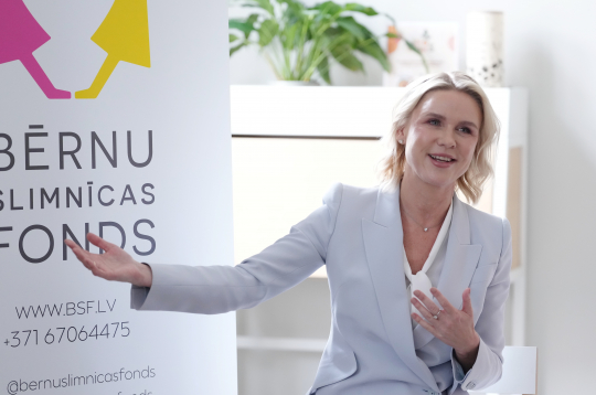 Bērnu slimnīcas fonds (BSF) valdes priekšsēdētāja Liene Dambiņa.