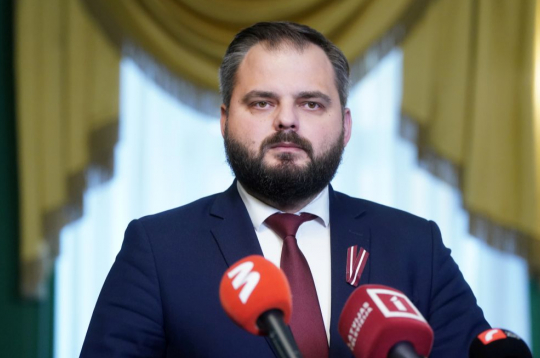 "Jaunās Vienotības" ("JV") Saeimas frakcijas vadītājs Edmunds Jurēvics.