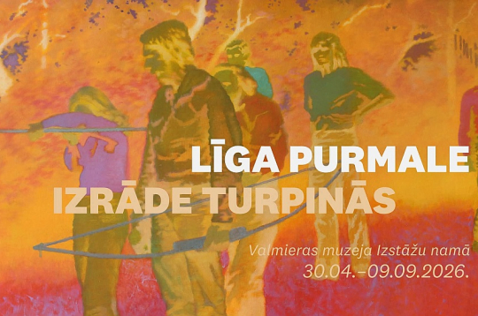 Valmierā līdz 9. septembrim apskatāma Līgas Purmales izstāde "Izrāde turpinās".