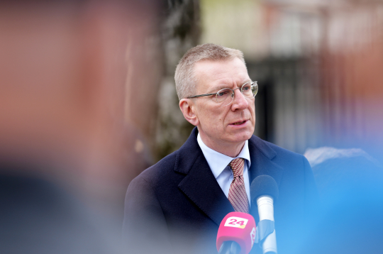 Valsts prezidents Edgars Rinkēvičs. Valsts prezidents Edgars Rinkēvičs.