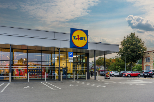 Lidl veikals. Ilustratīvs attēls.