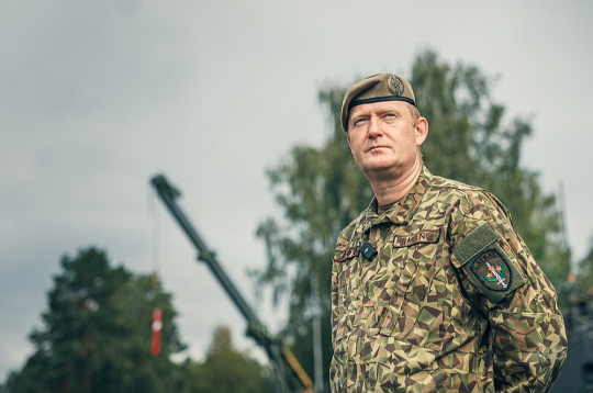 Pulkvedim Raivim Melnim ir 30 gadu pieredze Nacionālajos bruņotajos spēkos.