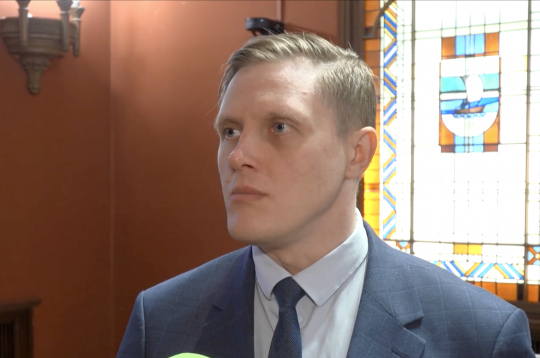 Nacionālās apvienības deputāts Jānis Dombrava.