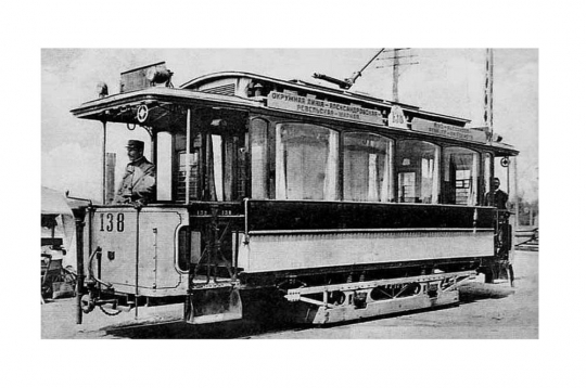 Rīgas tramvajs 20. gs. sākumā.