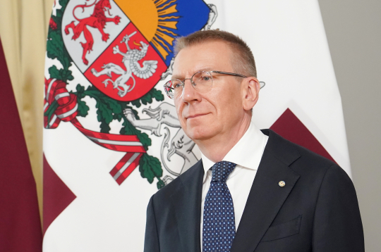 Valsts prezidents Edgars Rinkēvičs.