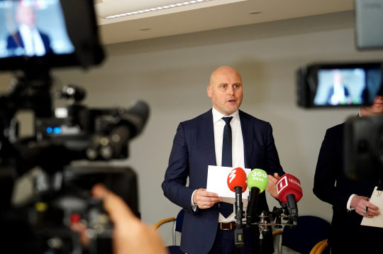 Premjera amatam nominētais "Apvienotā saraksta" (AS) politiķis, Saeimas deputāts Andris Kulbergs.