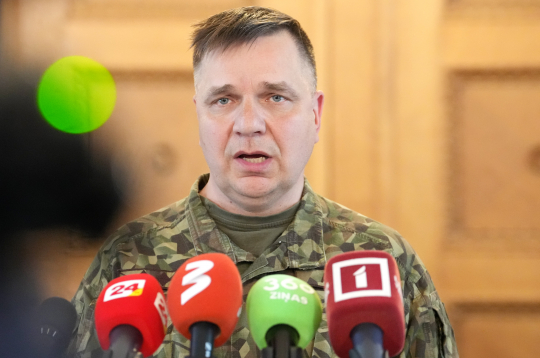 Krīzes vadības centra vadītājs, pulkvedis Arvis Zīle.