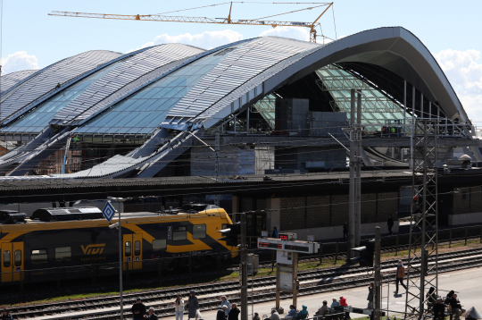 "Rail Baltica" Rīgas Centrālā mezgla būvniecības darbi. "Rail Baltica" Rīgas Centrālā mezgla būvniecības darbi.