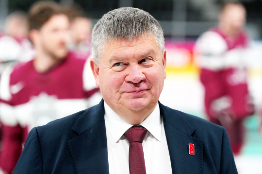 Latvijas Hokeja federācijas prezidents Aigars Kalvītis.