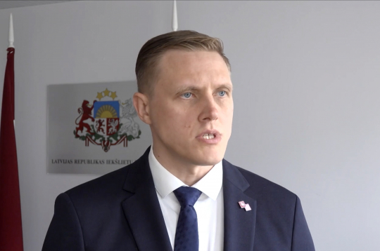 Iekšlietu ministrs Jānis Dombrava. Iekšlietu ministrs Jānis Dombrava.
