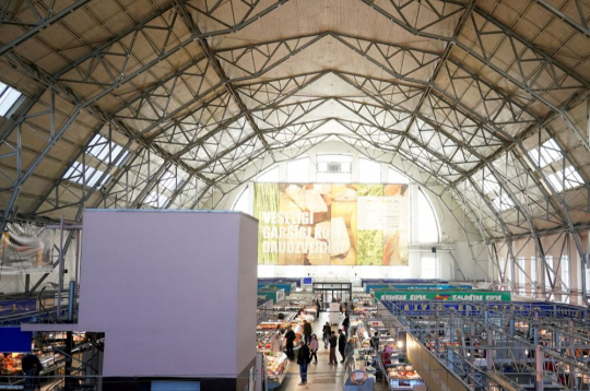 Rīgas Centrāltirgus paviljons.