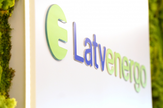 AS "Latvenergo" logo. AS "Latvenergo" logo.
