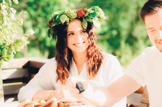 Žurnāliste Nikija Krīvāne.