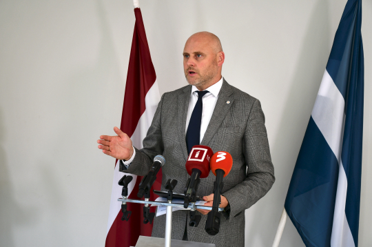 Ministru prezidents Andris Kulbergs. Ministru prezidents Andris Kulbergs.
