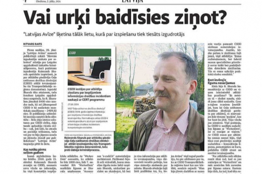 "Latvijas Avīze" par Raimonda Skurula lietu rakstījusi vairākkārt, tajā skaitā publikācijā "Slavenu izgudrotāju uzskata par reketieri" (25.06.2024.) un "Vai urķi baidīsies ziņot?" (2.07.2024.).