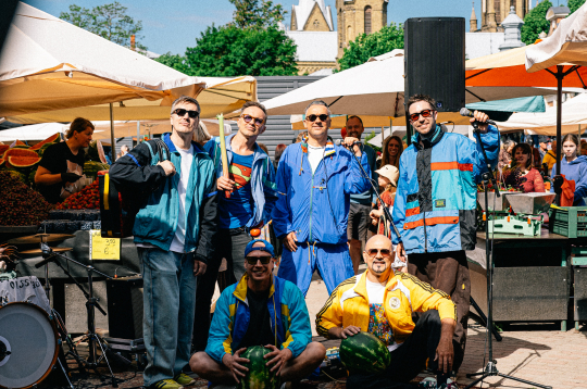 Grupa "Prāta vētra" un Fiņķis. Grupa "Prāta vētra" un Fiņķis.