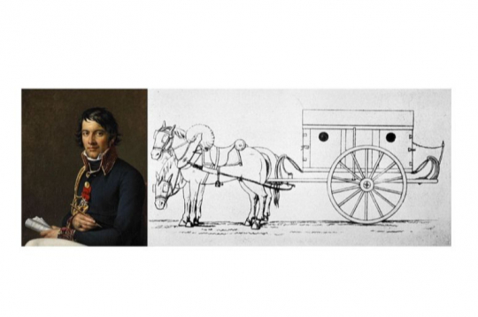 Dominiks Žans Larē (1766–1842) un "lidojošā ambulance".