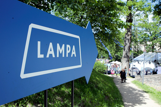 Sarunu festīvālā LAMPA Cēsīs.