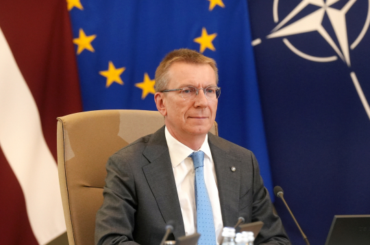 Valsts prezidents Edgars Rinkēvičs. Valsts prezidents Edgars Rinkēvičs.