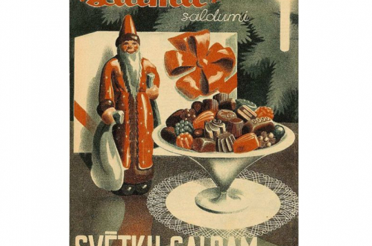 AS "Laima" reklāma 1938. gadā.