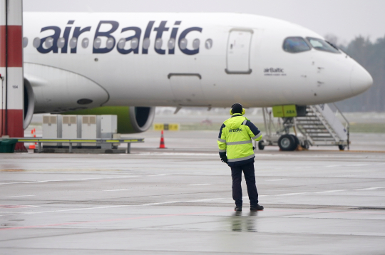 "airBaltic". Ilustratīvs attēls. "airBaltic". Ilustratīvs attēls.